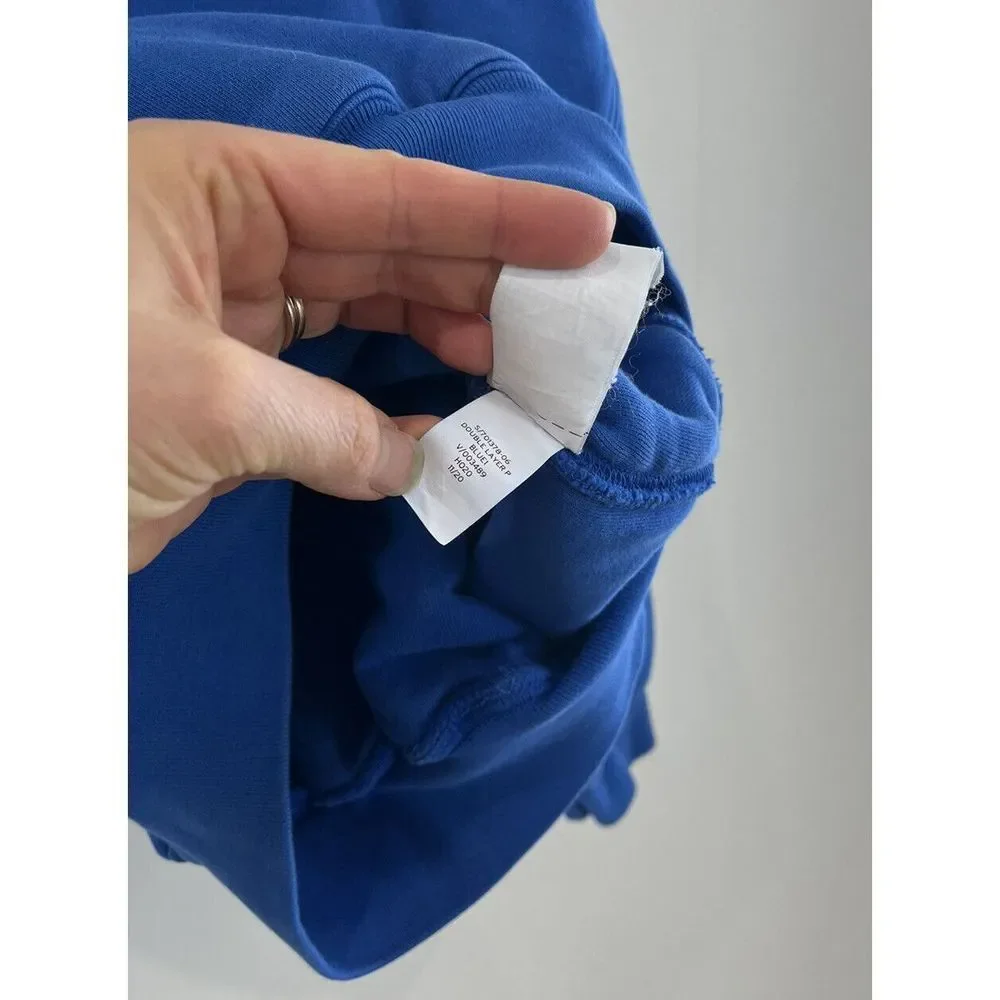 Yeezy Yzy Gap authentic youth Large 10 double layer hoodie sweatshirt blue - Picture 4 of 5